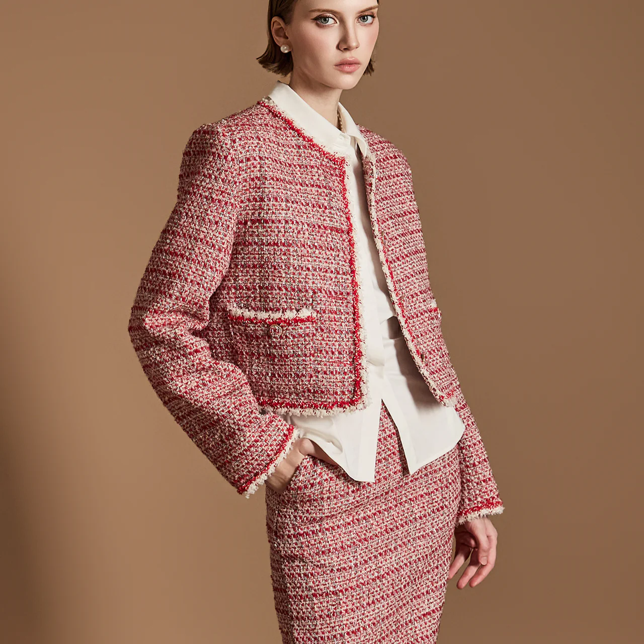 J2503 Tweed Jacket - Image 2