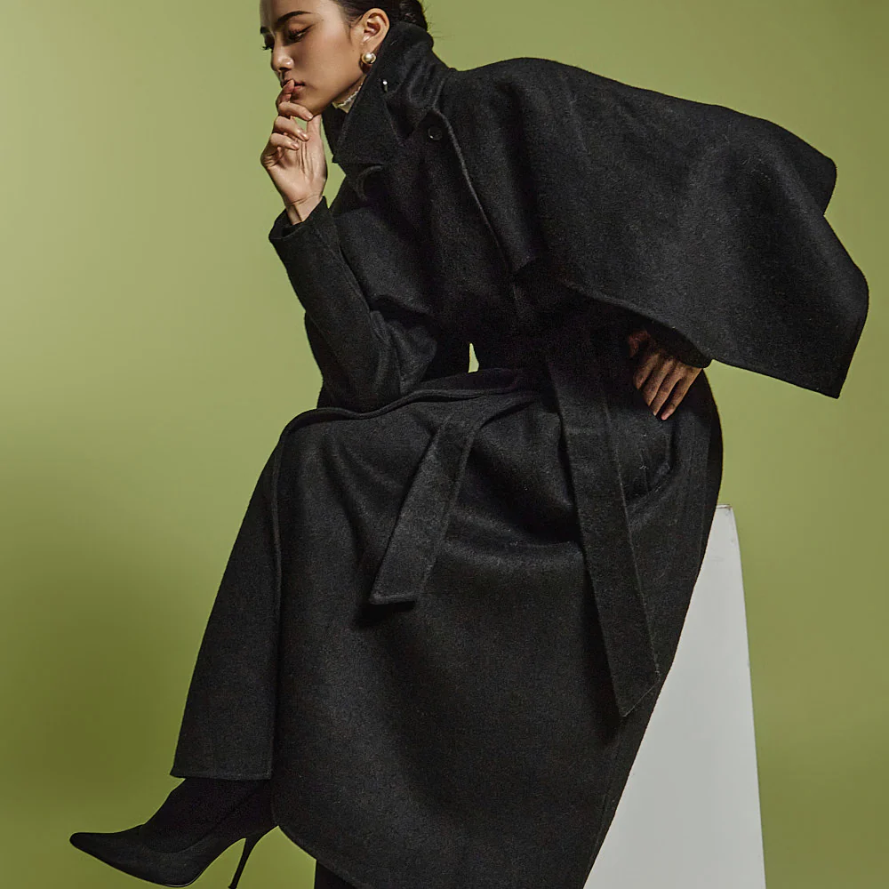 J2511 Handmade Wool Coat - Image 2