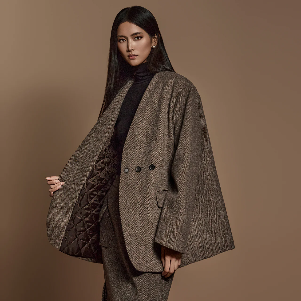 J2545 Herringbone Jacket - Image 2