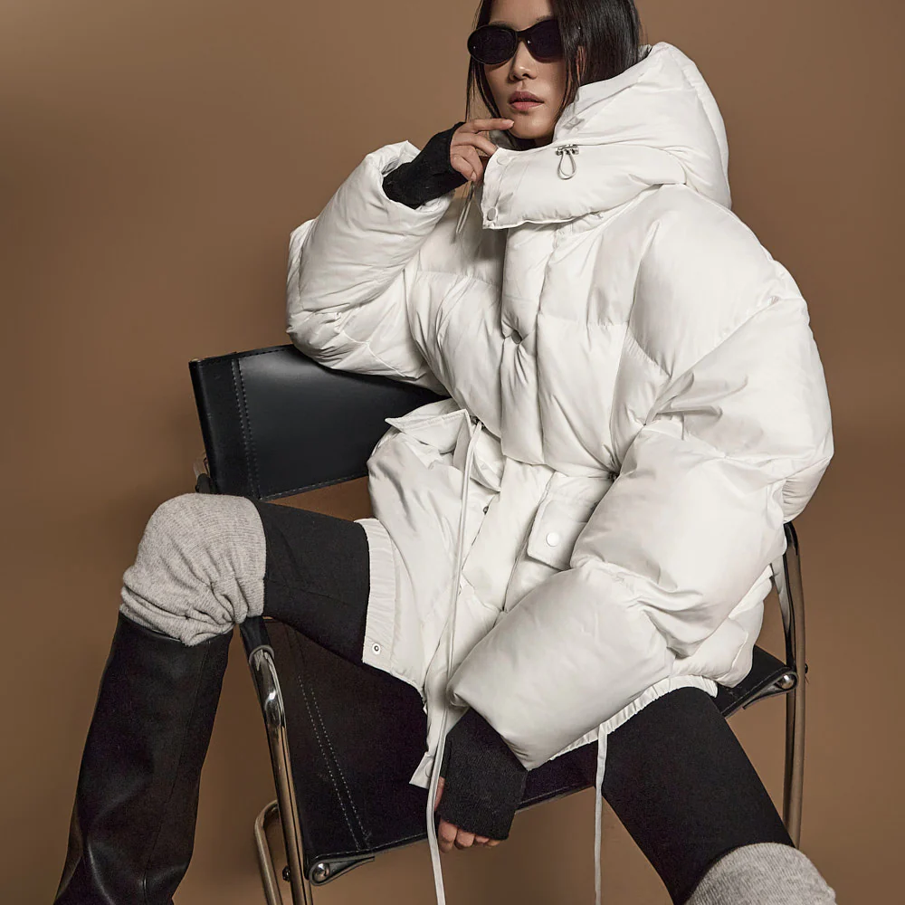 J2548 Hooded Padded Jacket - Image 2