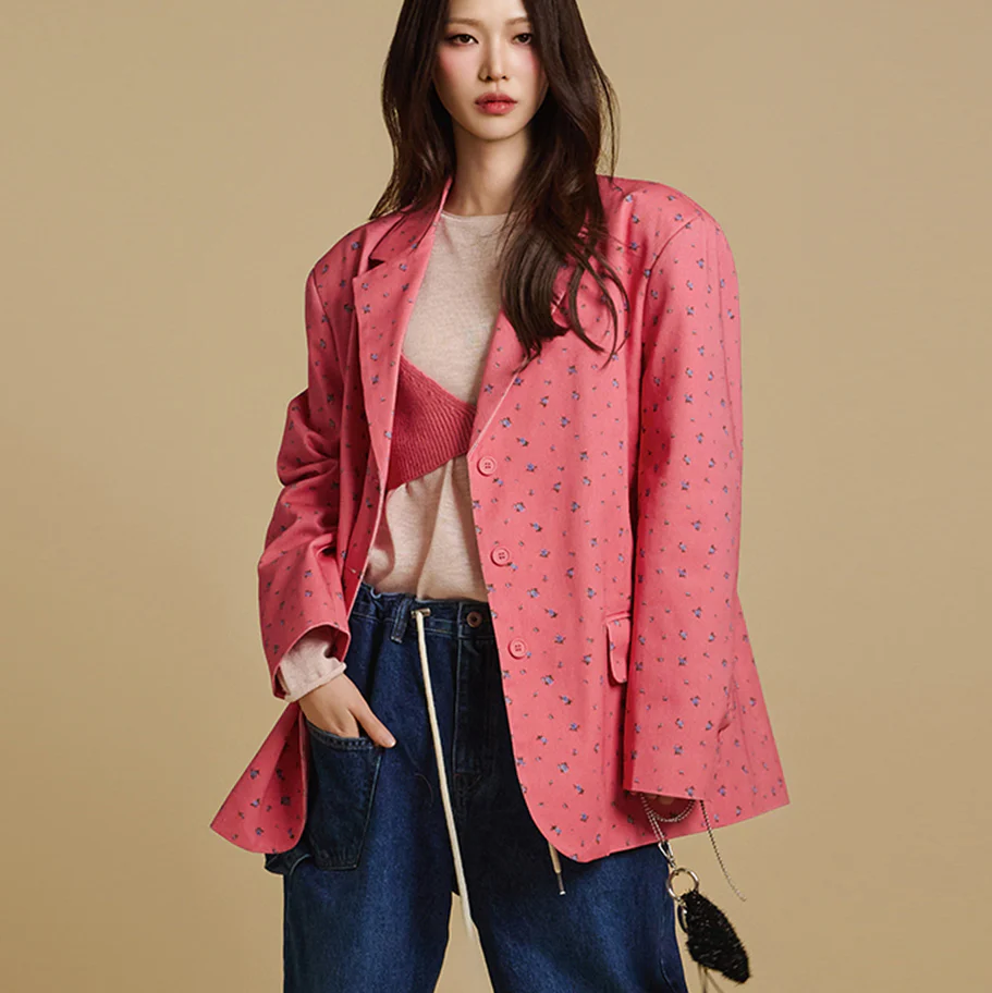 J2659 Flower Pattern Jacket - Image 2