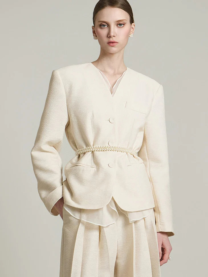J2671 Tulle Layered Jacket
