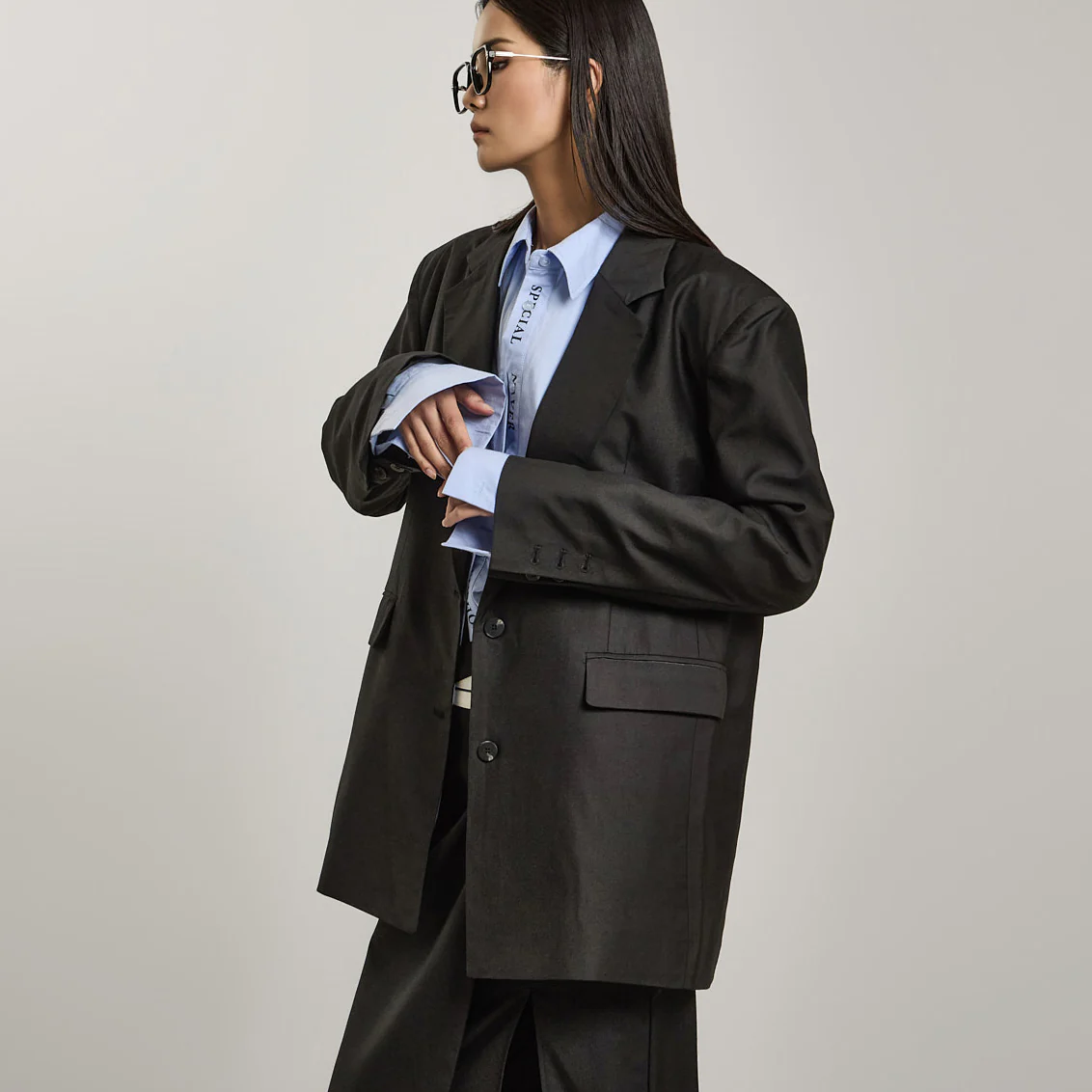 J2710 Jacket with Belt - Image 2