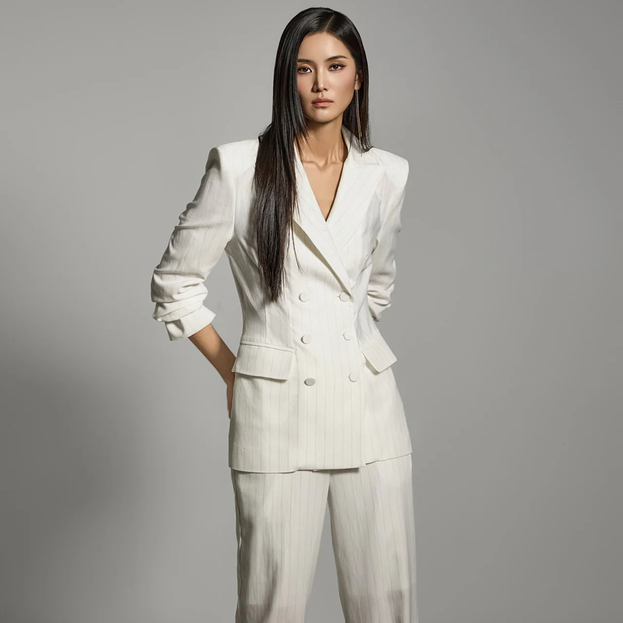 J2739 Stripe Jacket - Image 2