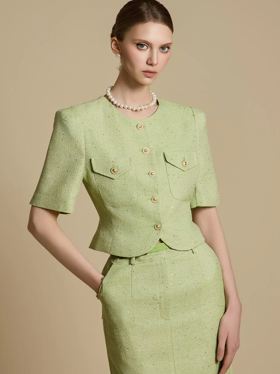 J2749 Tweed Jacket
