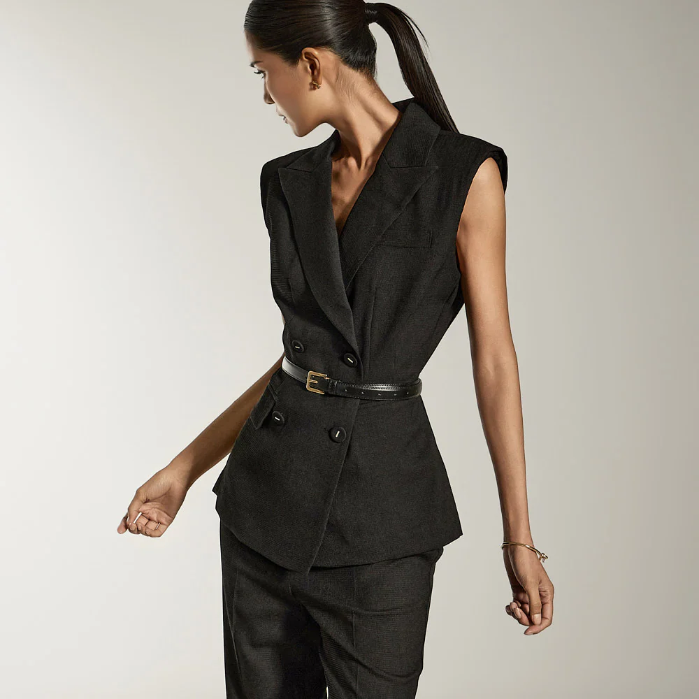 J2806 Double Button Vest - Image 2