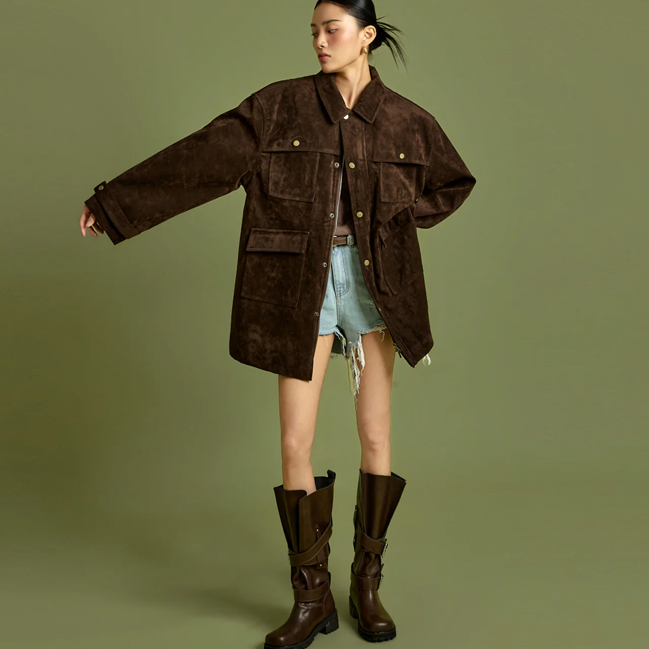 J2834 Suede Jacket - Image 2
