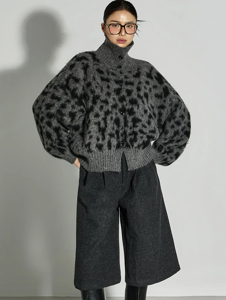 J2905 Leopard Cardigan
