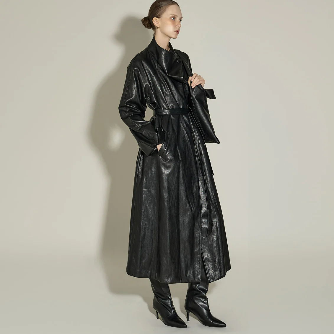 J2912 Coat with Belt Set - Image 2