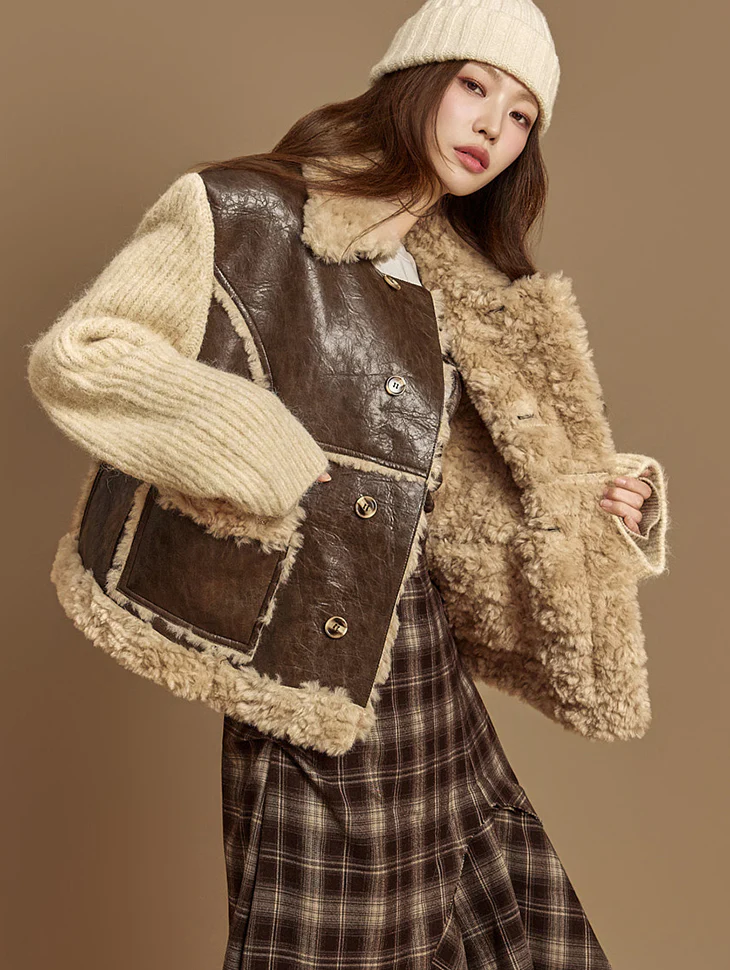 J2998 Two-Tone Wool Jacket