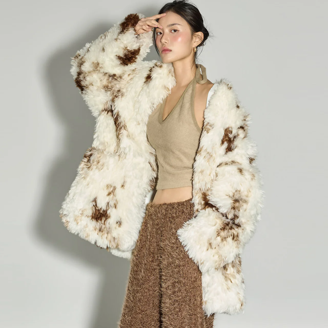 J3055 Fur Jacket - Image 2