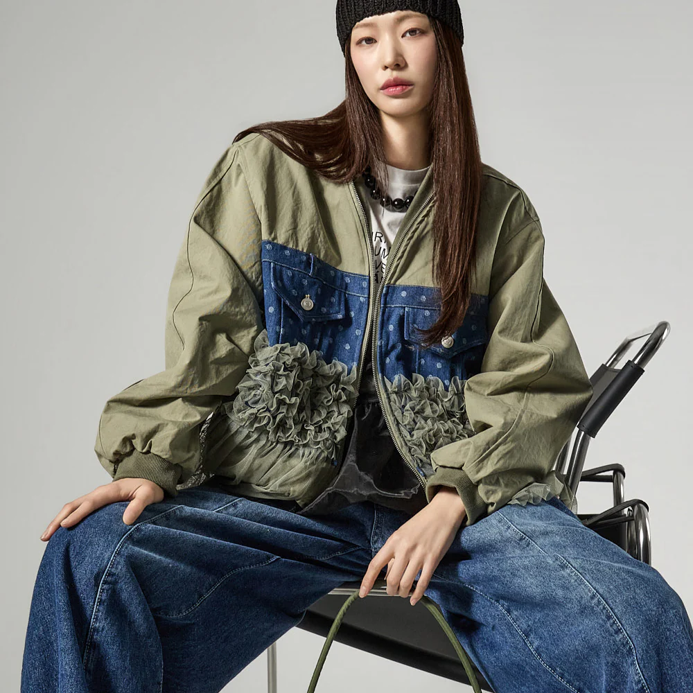 J3121 Tulle Layered Jacket - Image 2