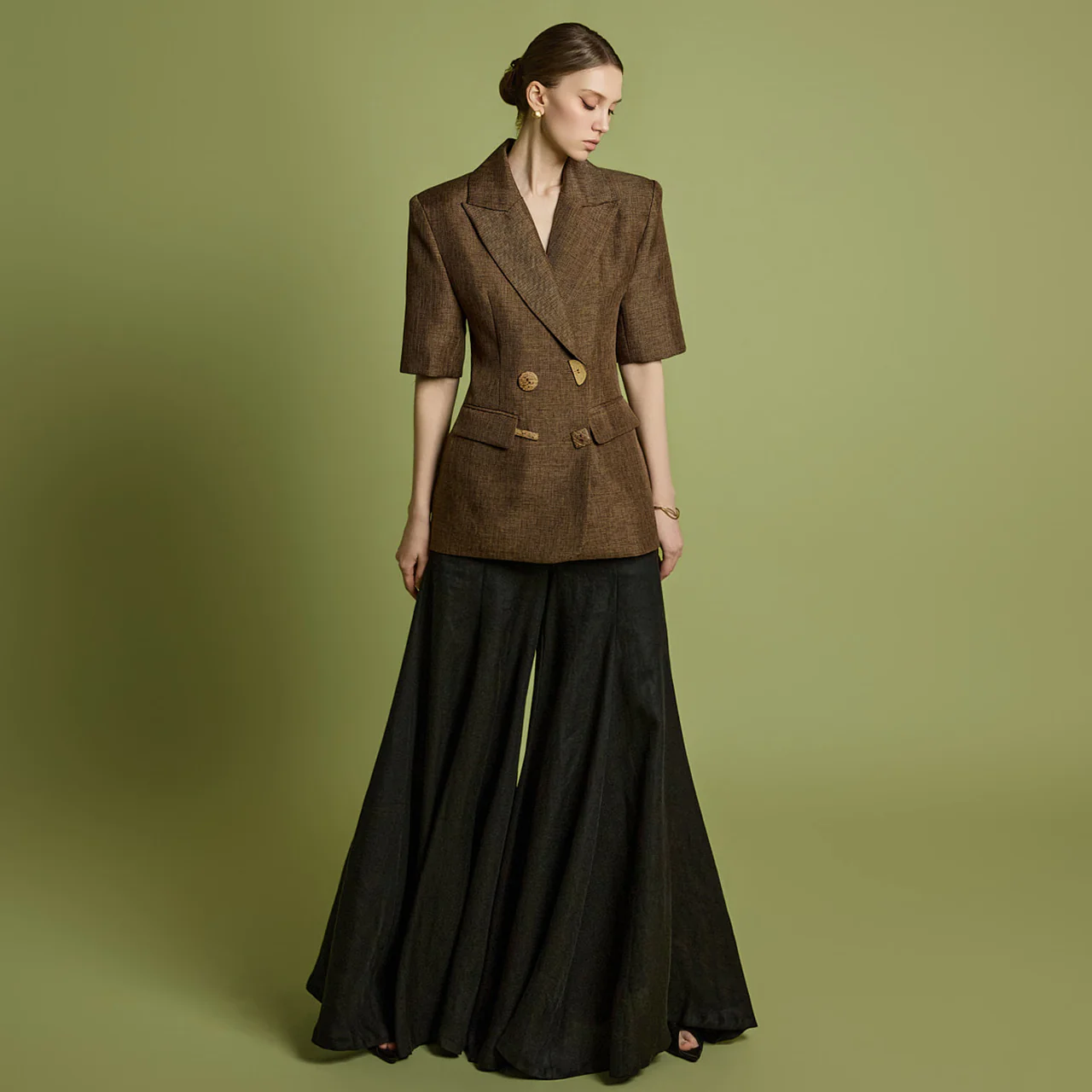J9313 Double Button Jacket - Image 2
