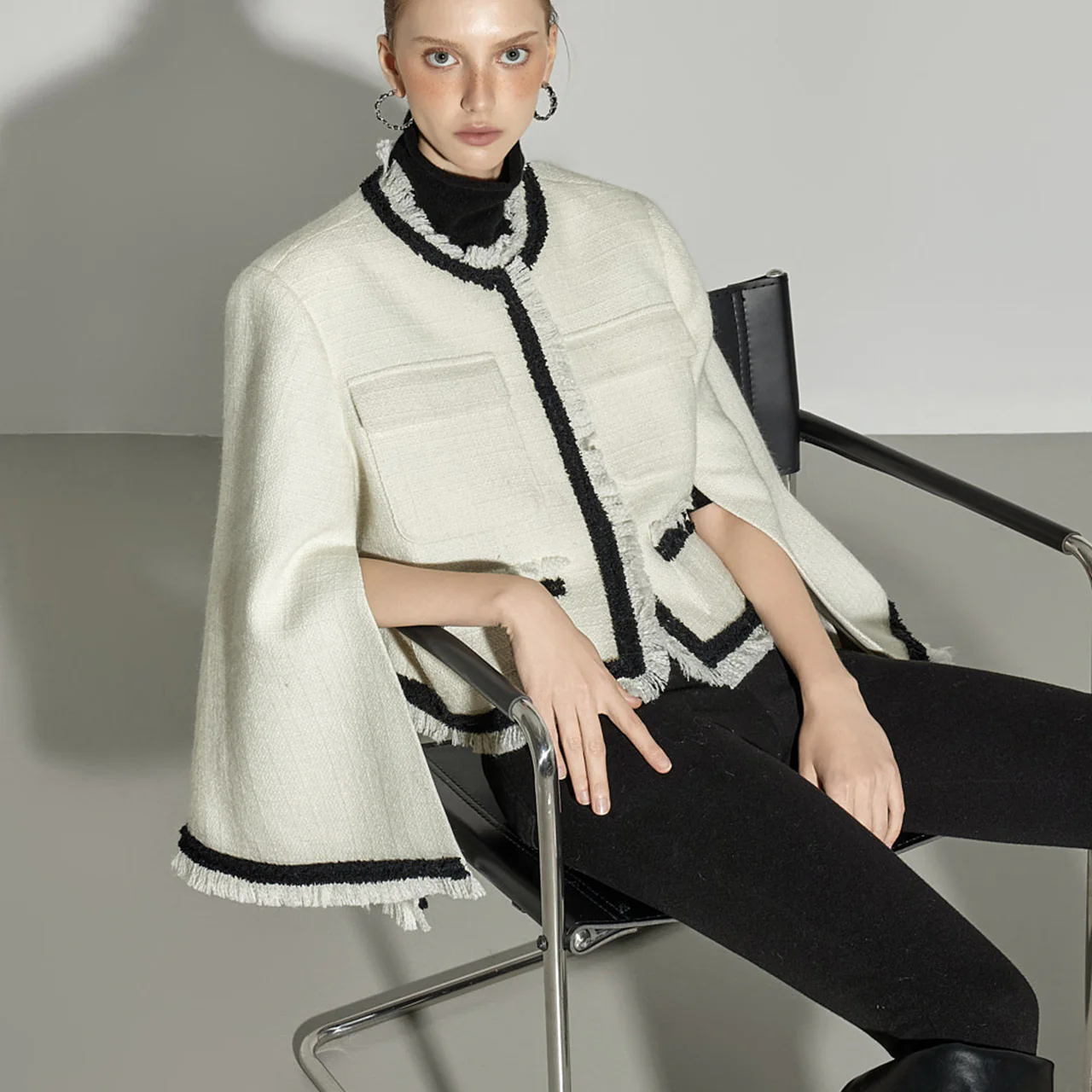 J9347 Tweed Wool Jacket - Image 2