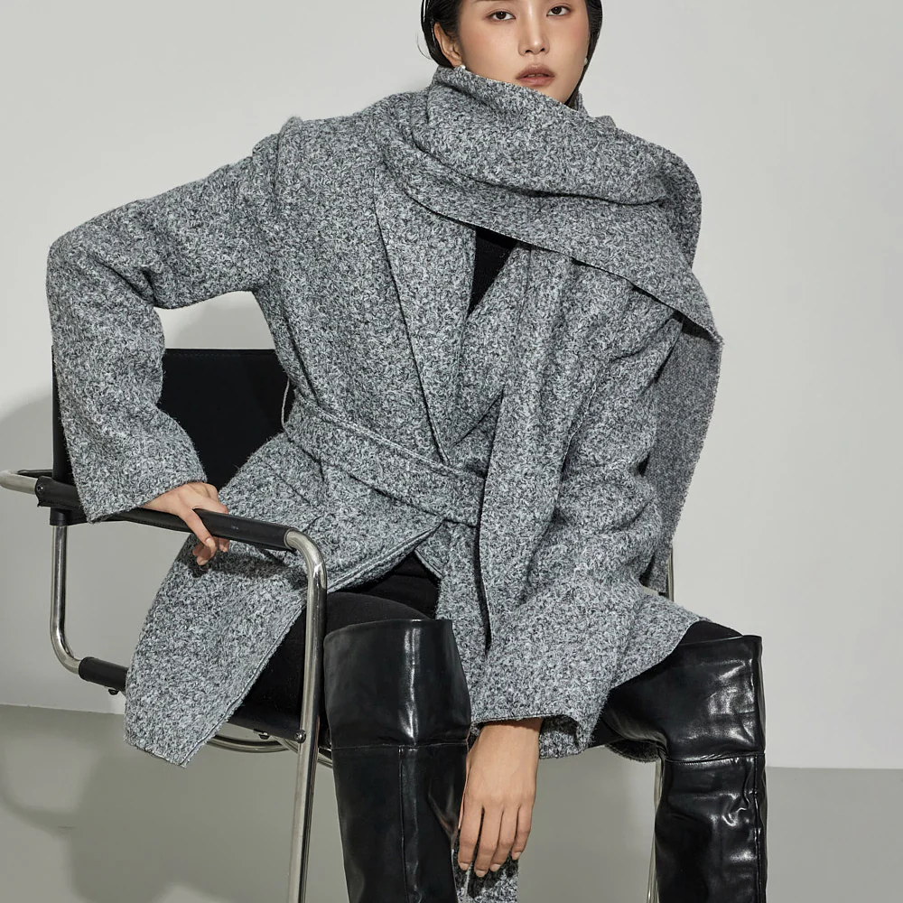 J9351 Jacket with Muffler Strap - Image 2