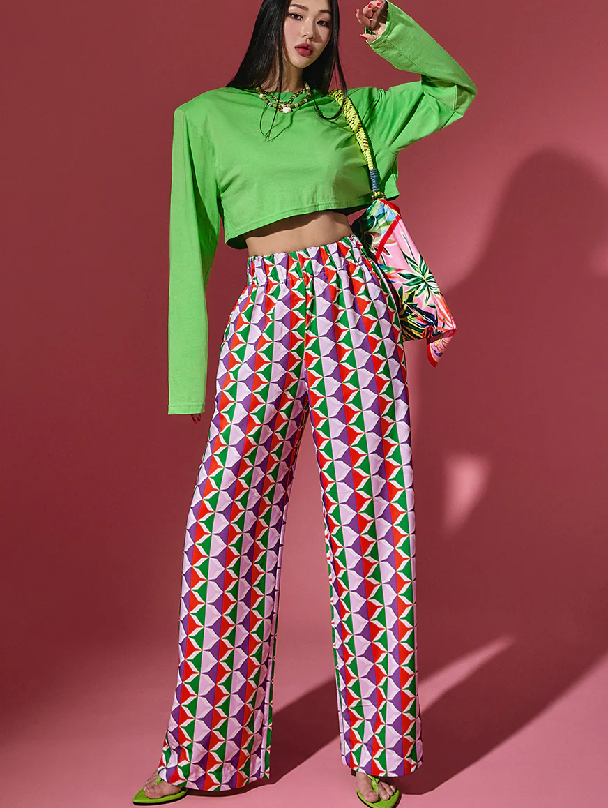 P2816 Diagonal Pattern Pants