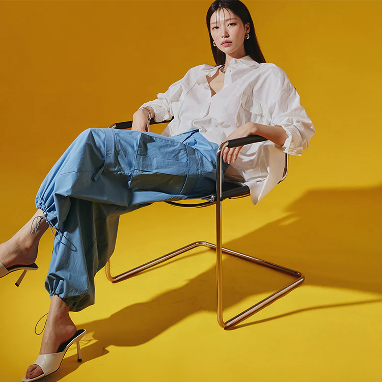 P2838 Cargo Waistband Pants - Image 2