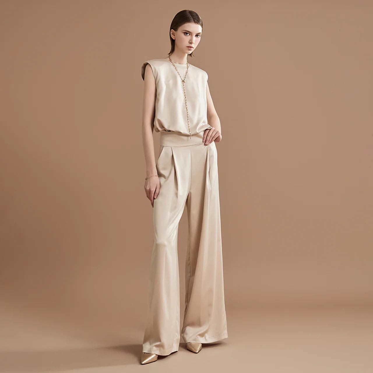 P3075 Satin Slacks - Image 2