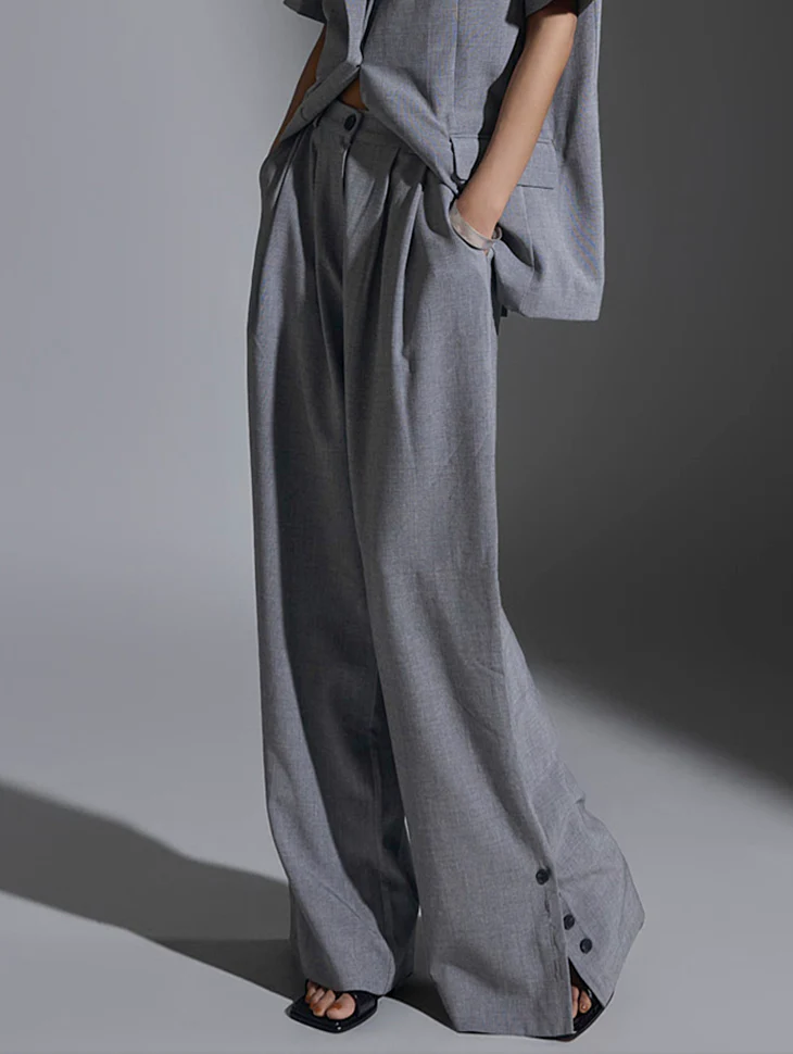 P3156 Side Button Slacks