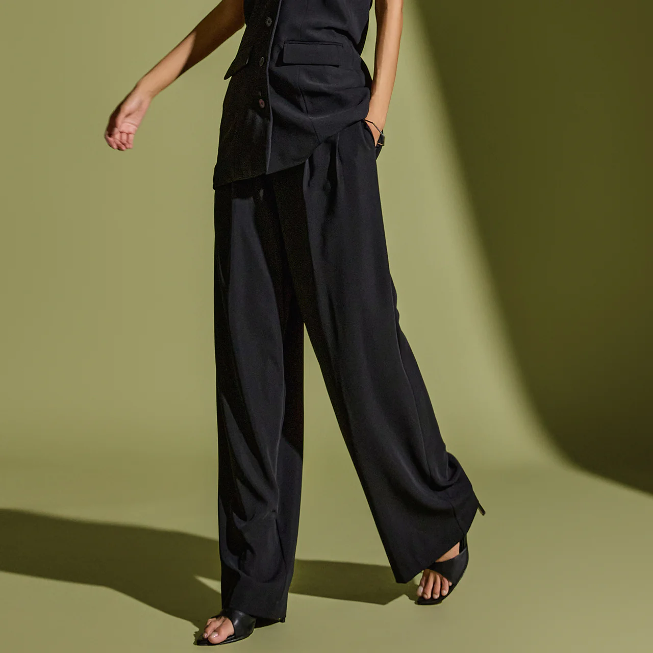 P3231 Pintuck Slacks - Image 2
