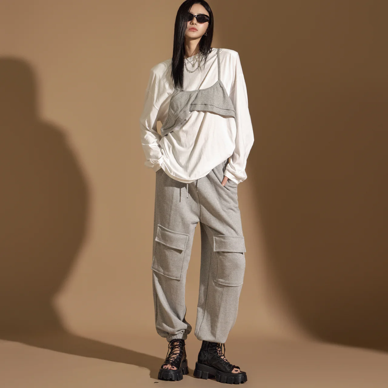 P3235 Side Pocket Jogger Pants - Image 2