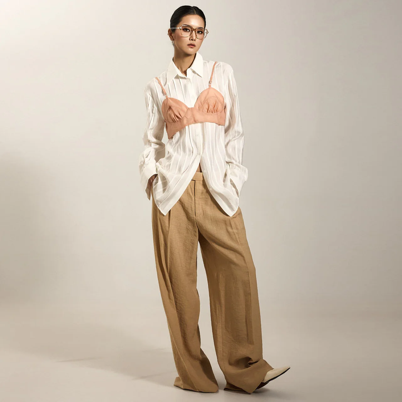 P3416 Pintuck Slacks - Image 2