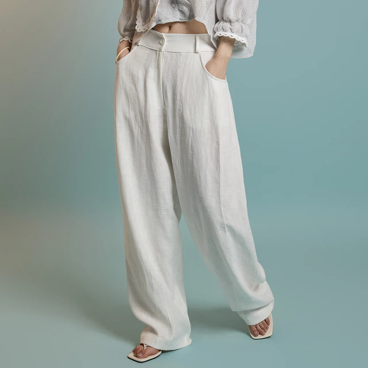 P3462 Linen Pants - Image 2