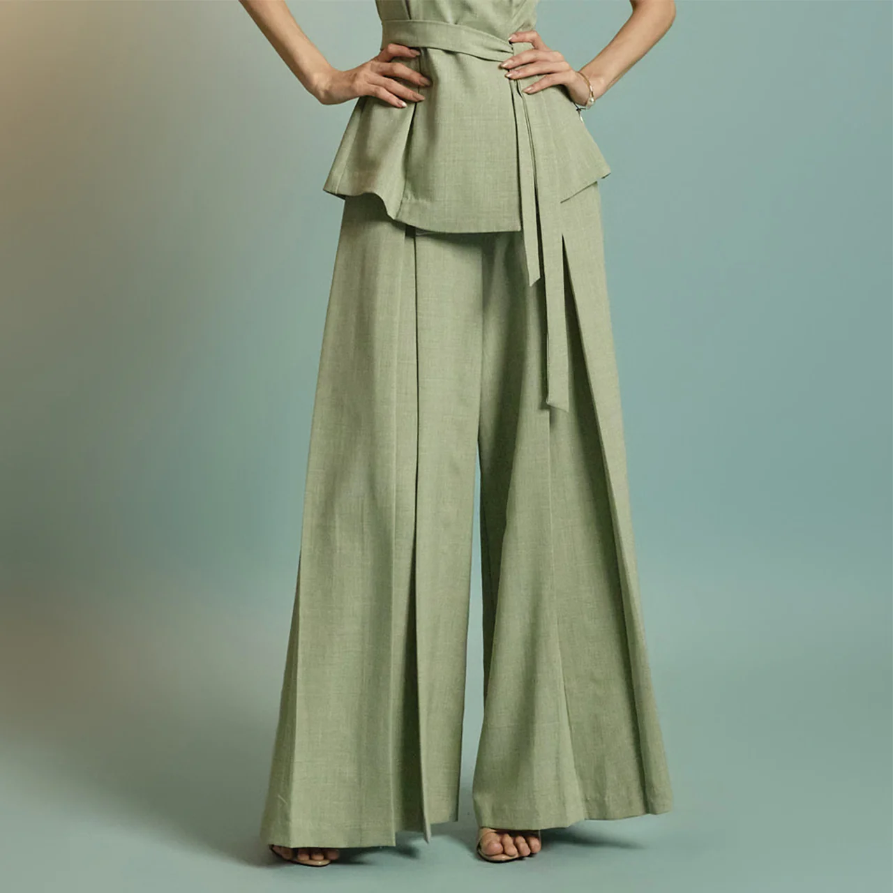 P3553 Pintuck Slacks - Image 2