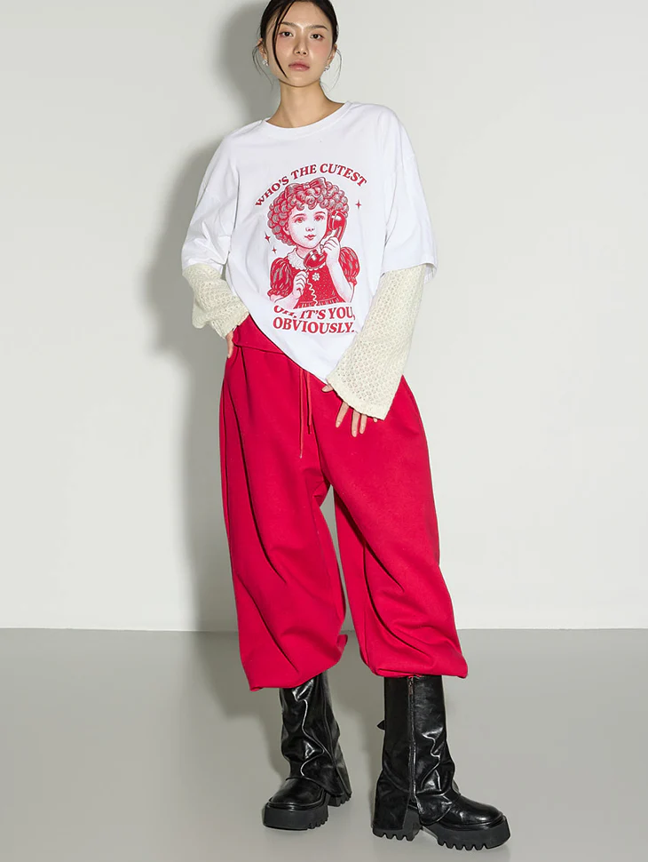 P3712 Flip Fleece Sweat Pants