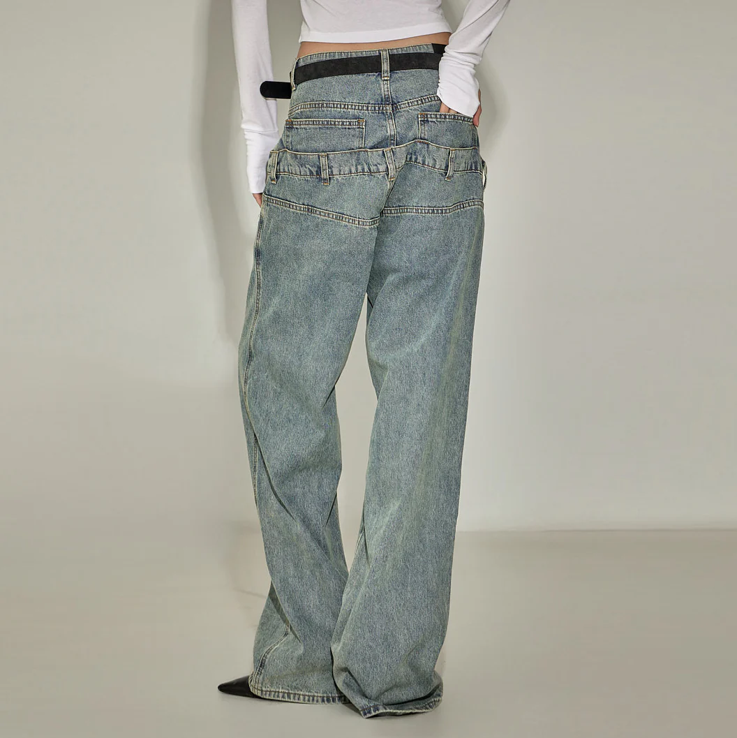 PJ598 Wide Jeans - Image 2