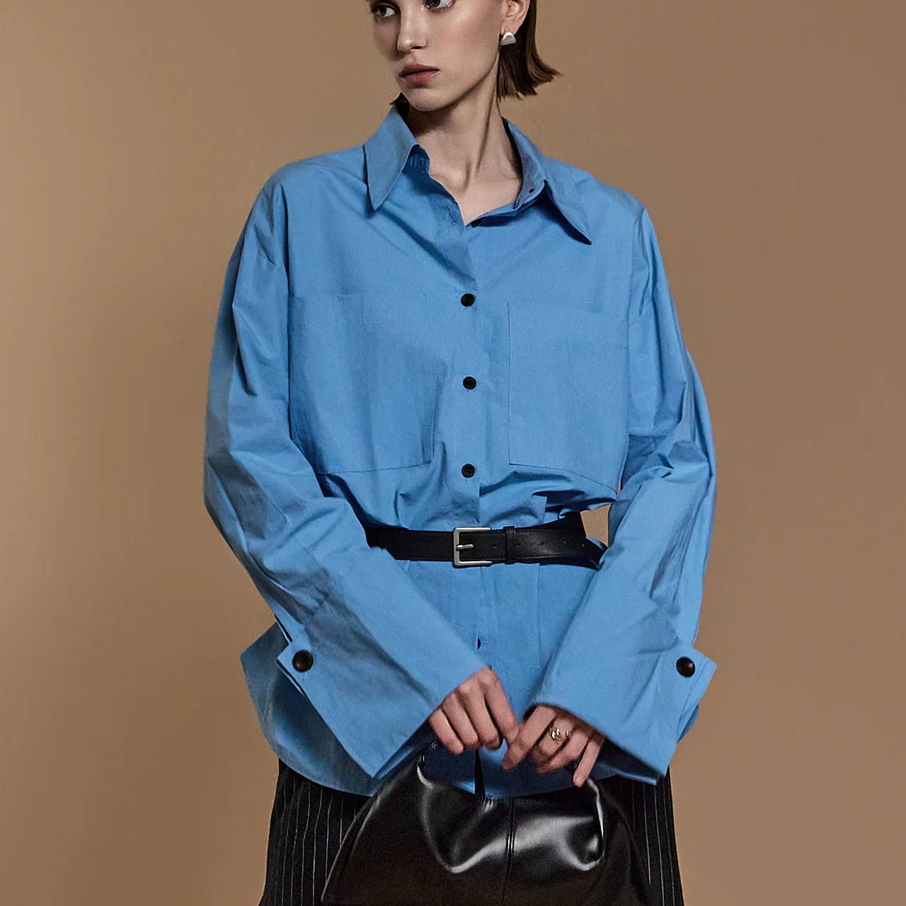 S690 Basic Roll-up shirt - Image 2