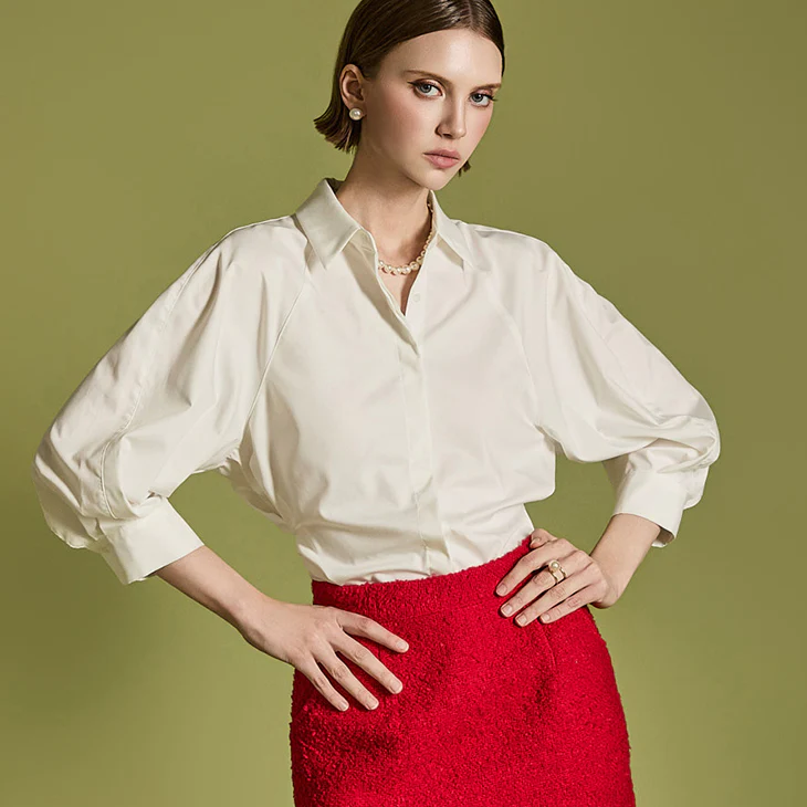 S702 Pintuck Shirt - Image 2