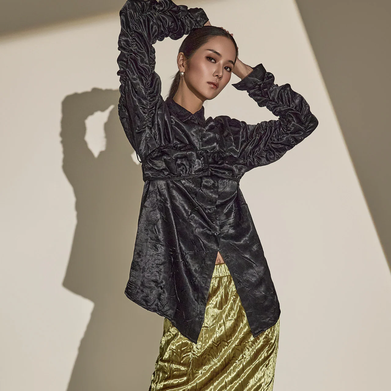 S708 Shirt With Bustier - Image 2