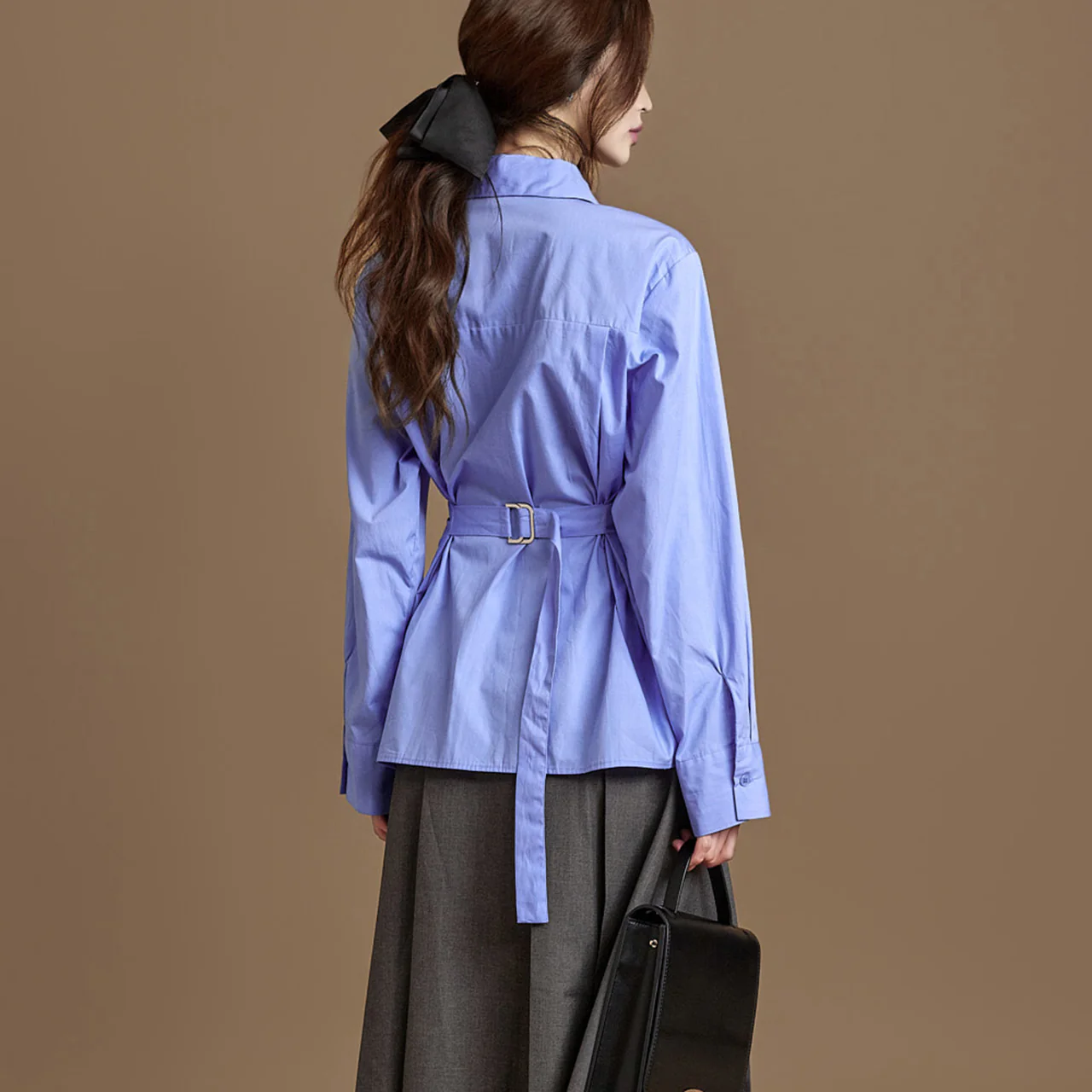 S783 Belted Shirts - Image 2