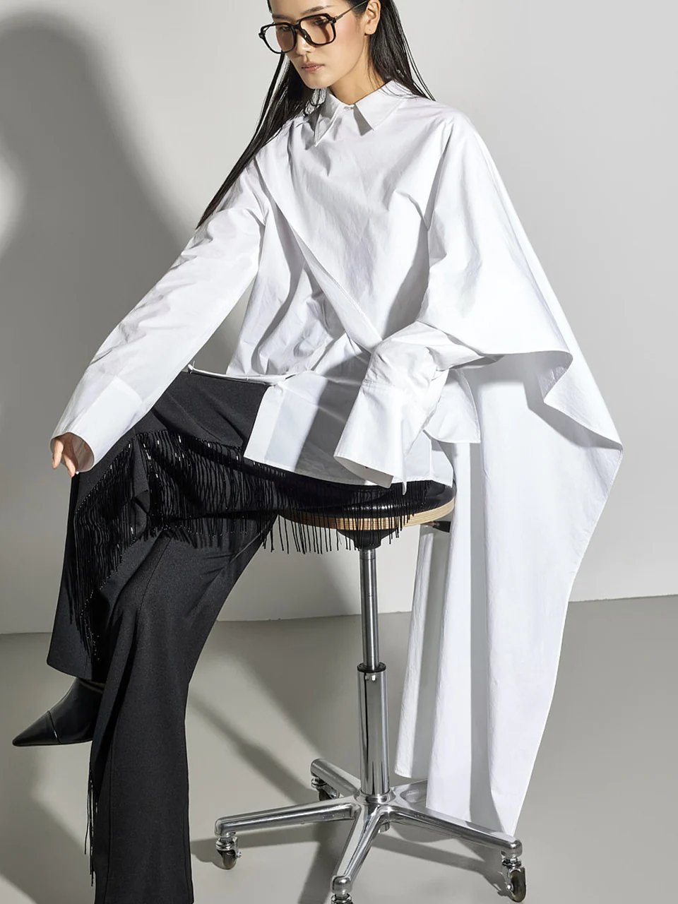 S822 Shirts with Scarf