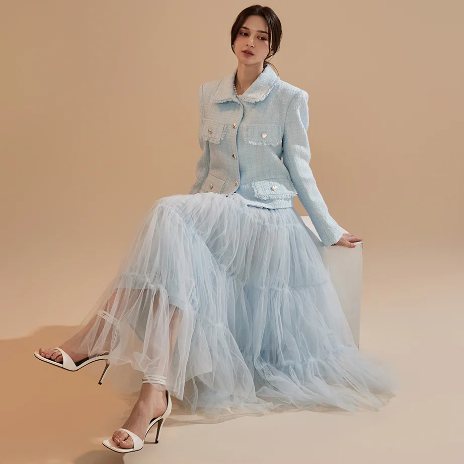 SK2703 Tiered Skirt - Image 2