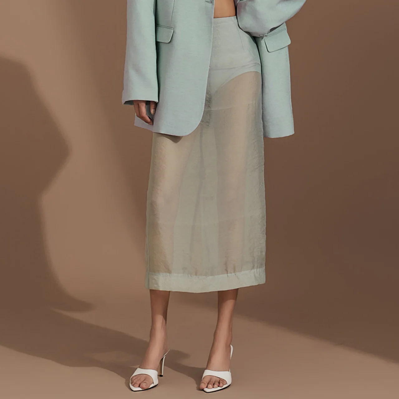 SK2715 Sheer Skirt - Image 2
