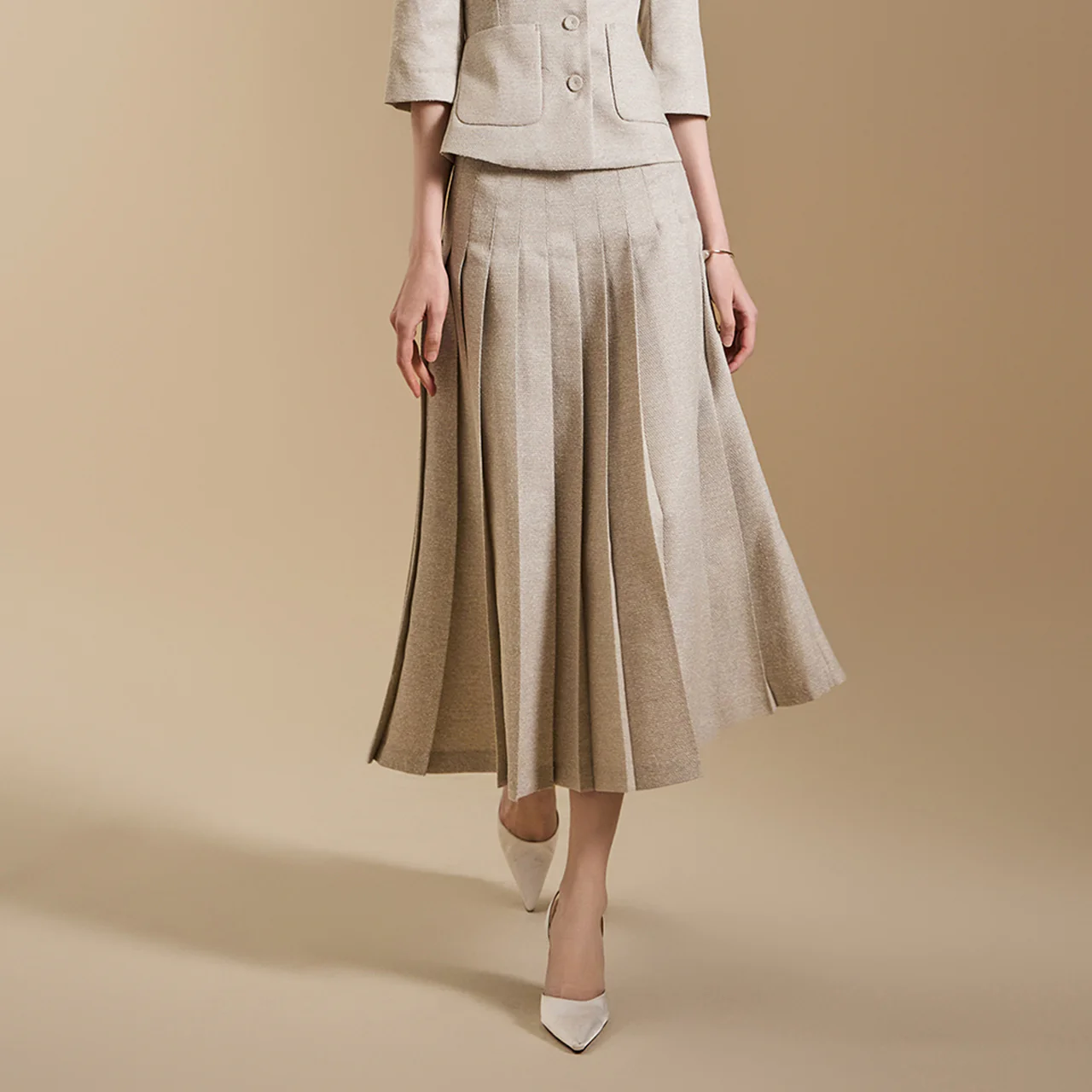 SK2758 Pleated Skirt - Image 2