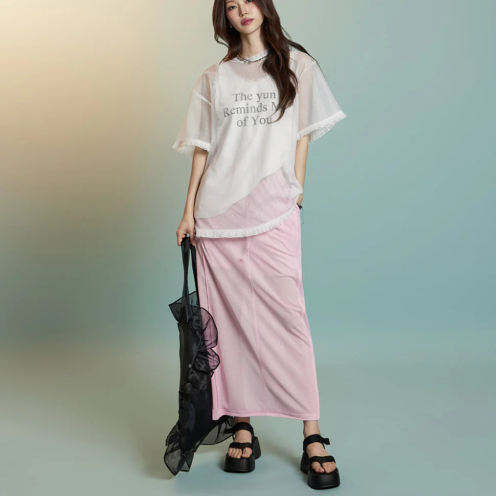 SK3018 Mesh Skirt - Image 2