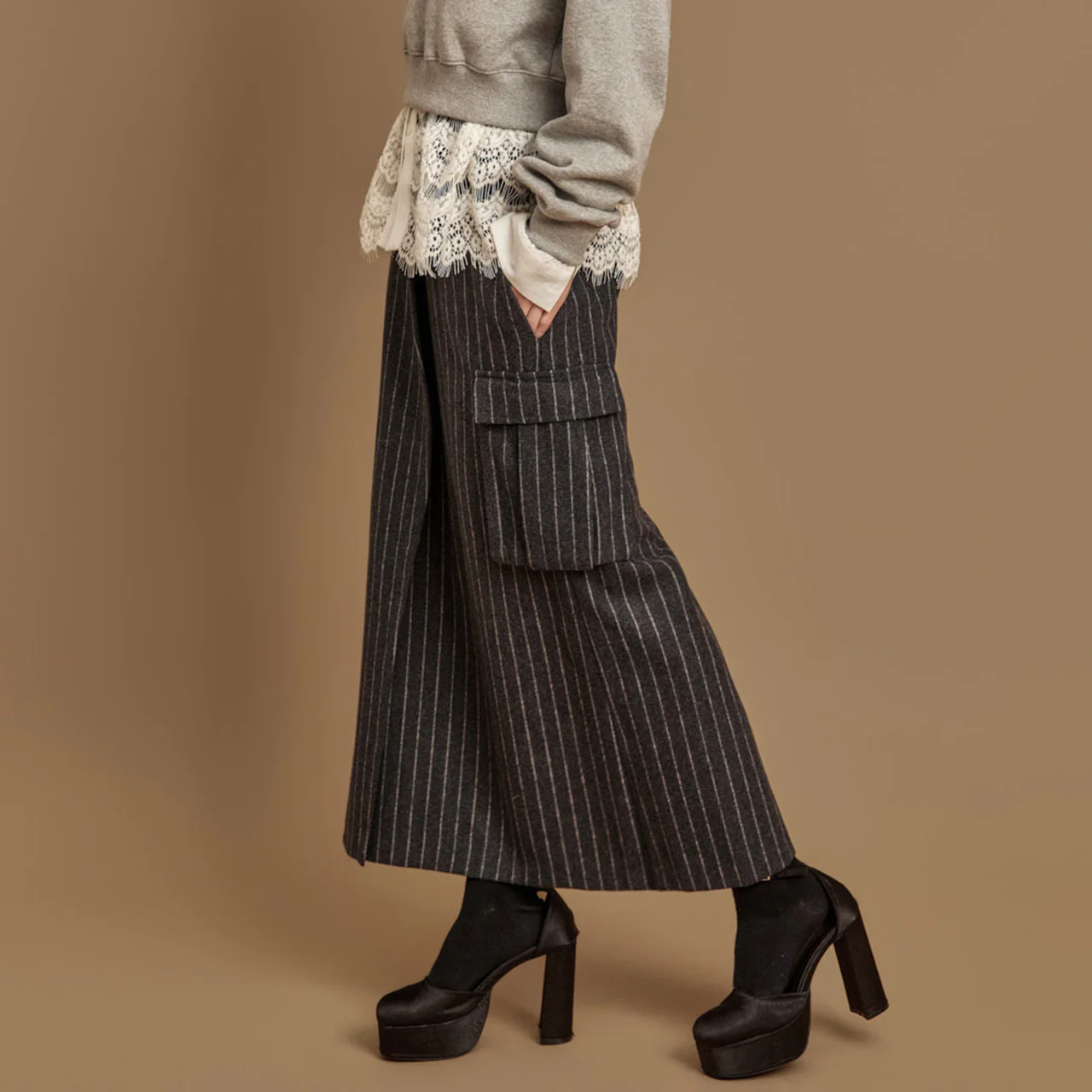 SK3117 Wool Skirt - Image 2