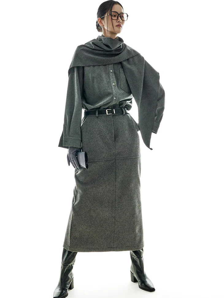 SK3132 Wool Skirt