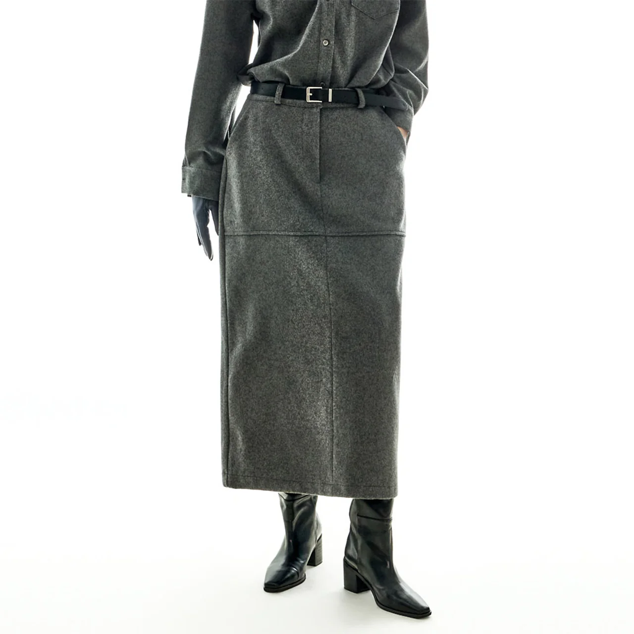 SK3132 Wool Skirt - Image 2
