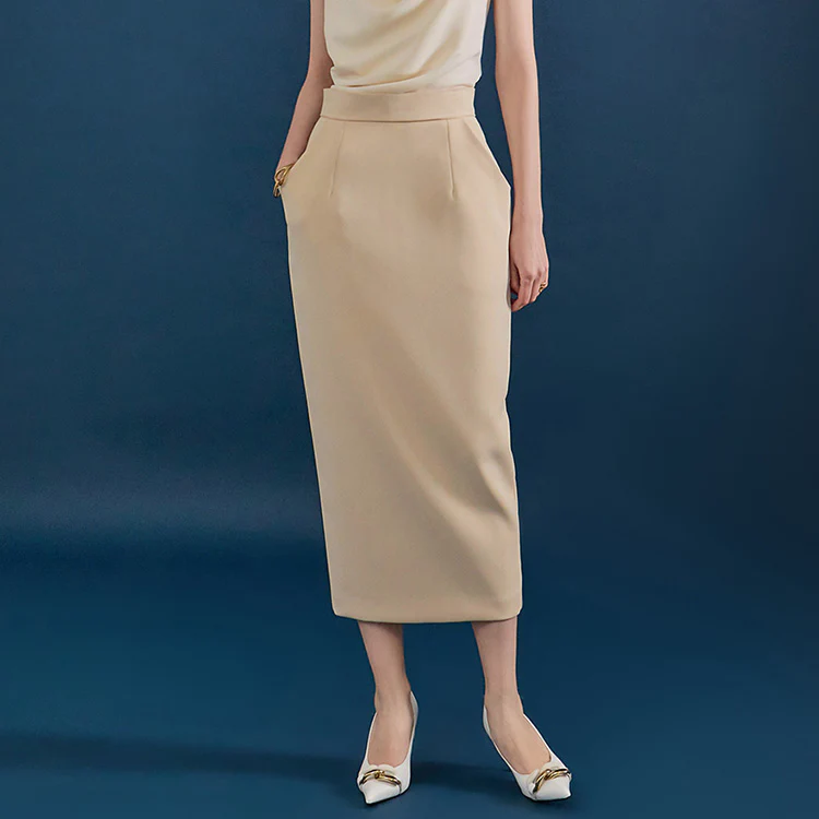 SK9169 High Waist Pencil Midi skirt - Image 2