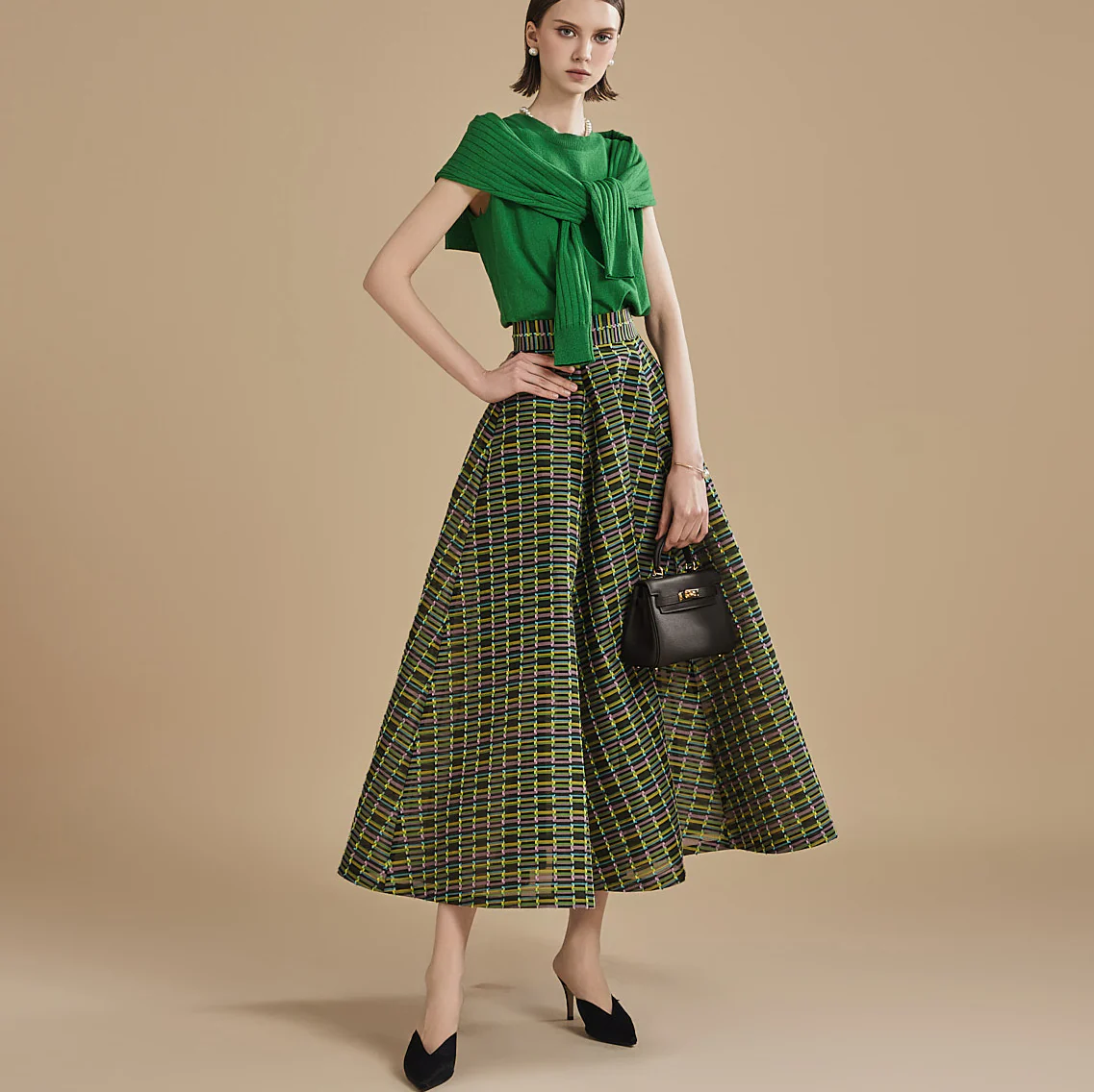SK9234 Organzine Skirt - Image 2