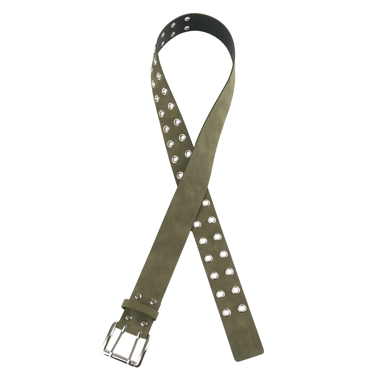 AT-573 Suede Double Eyelet Belt - Image 2