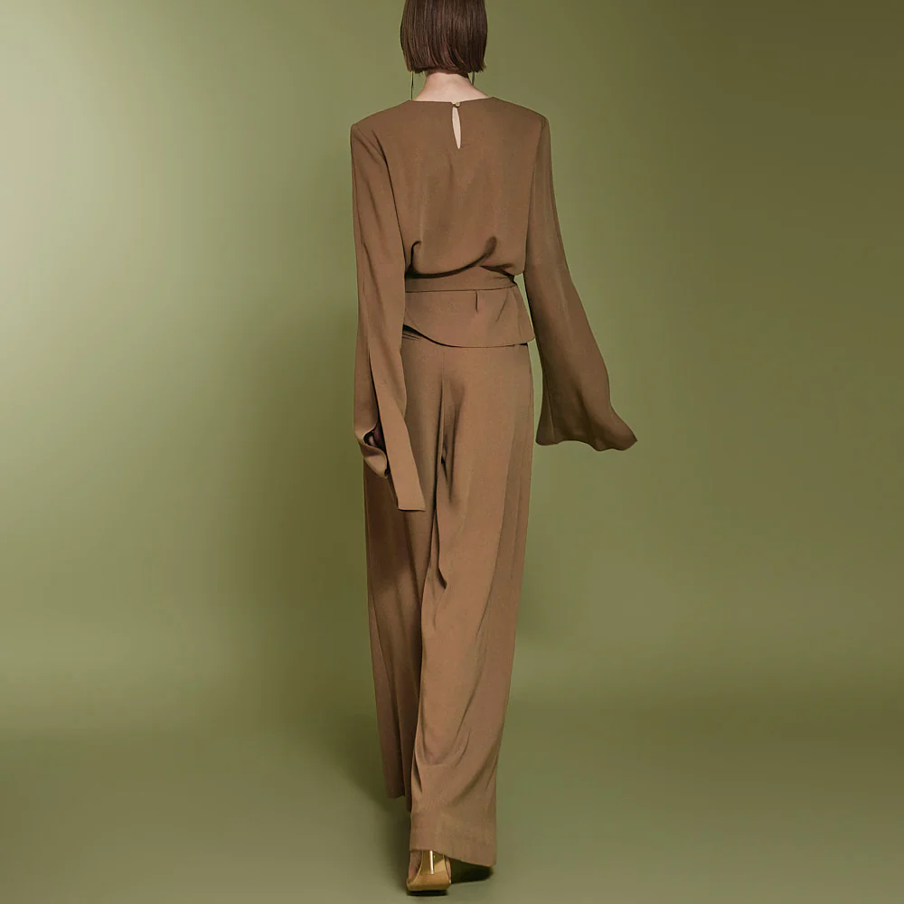 TP1942 Blouse and Slacks Set - Image 2