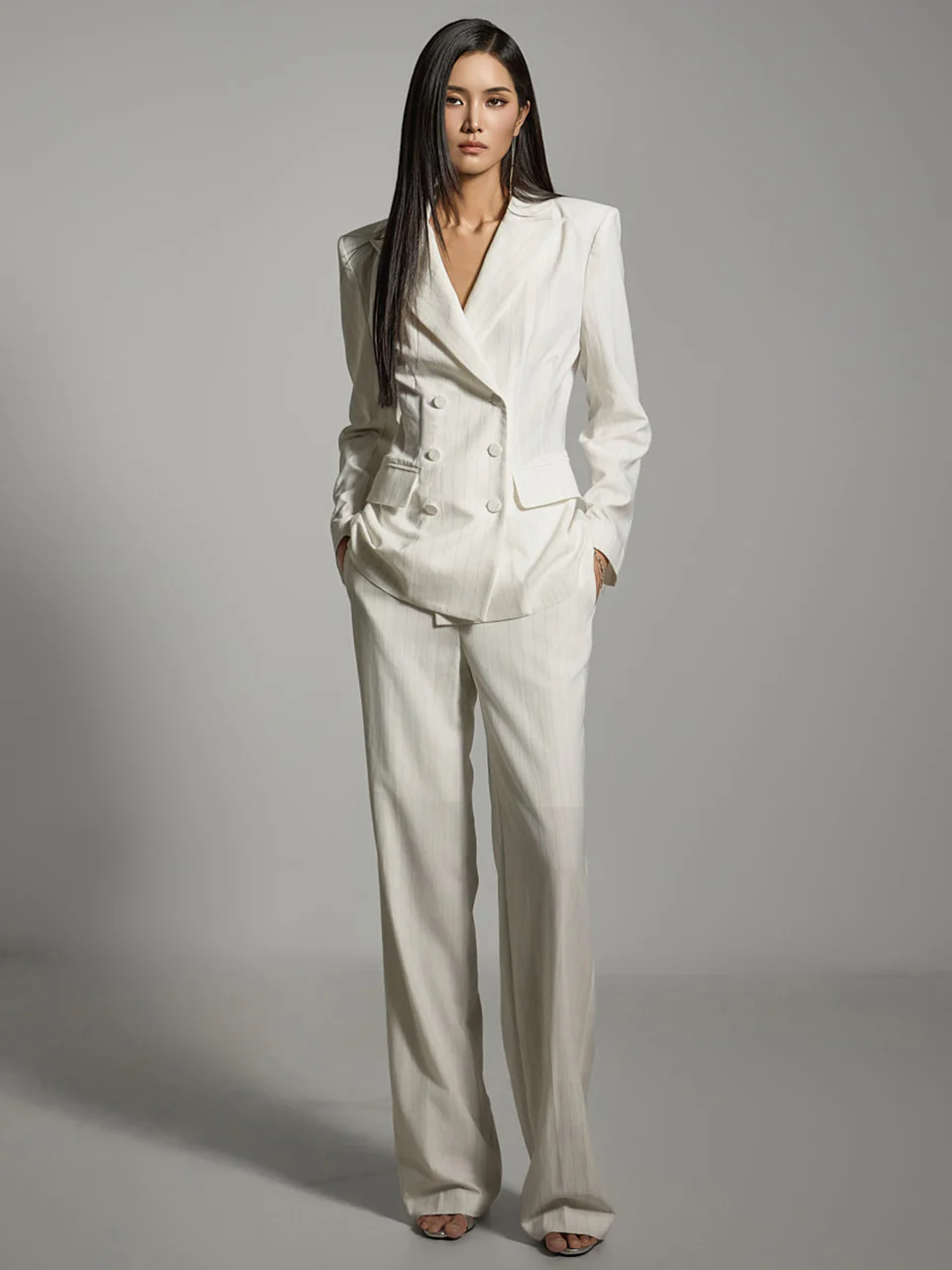 TP2109 Stripe Suit Set