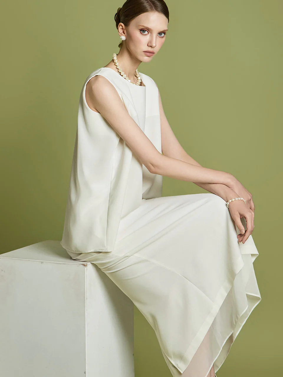 TP2201 Blouse and Skirt Set