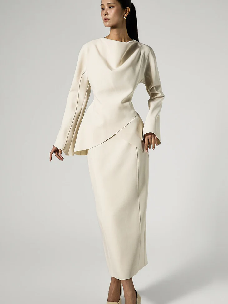 TP9198 Blouse and Skirt Set